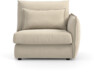 Pieces - 1-sits med armstöd höger - Beige