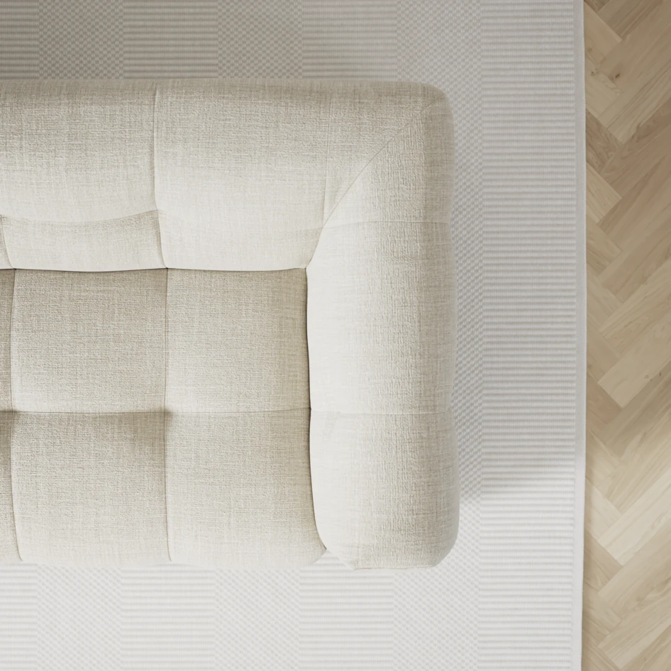 Bella - 3-sits soffa med divan vänster - Beige