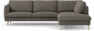 Madison Lux - 3-sits soffa med divan höger - Brun