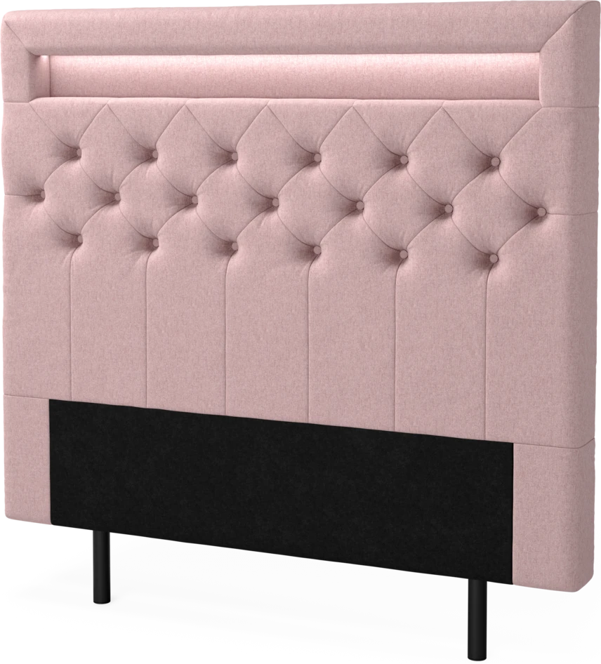 New York led - Sänggavel, 90-210 cm - Rosa