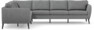 County - Hörnsoffa, 2+3-sits - Grå