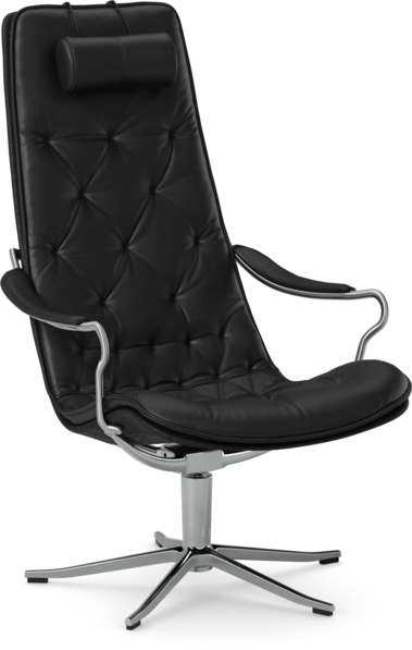 Moore - Fåtölj hög rygg - Brun