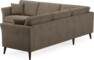Eden - Hörnsoffa, 2,5+2,5-sits - Brun