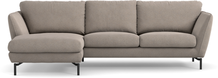 Madison Lux - 2-sits soffa med schäslong vänster - Beige