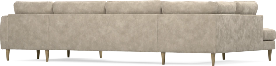 Bridge - 3-sits soffa med divan vänster och schäslong höger - Beige
