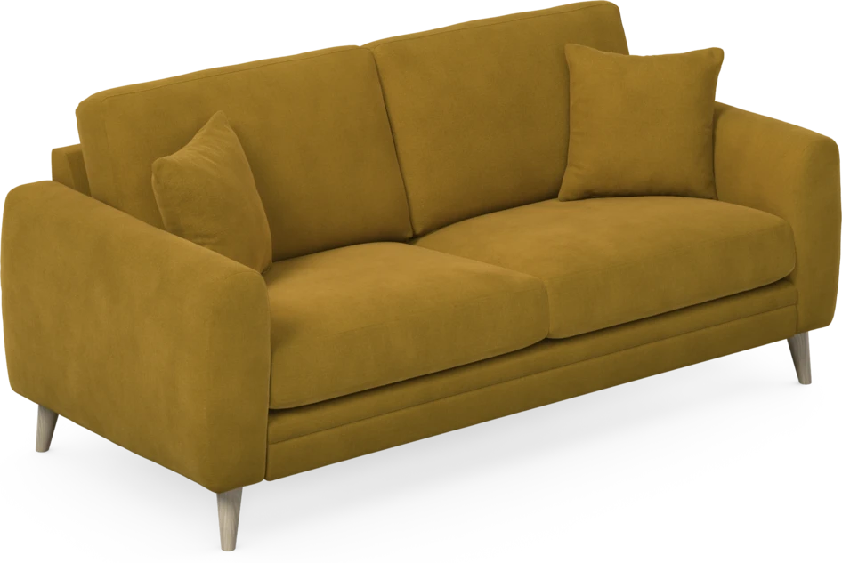 Eden - 2,5-sits soffa - Gul