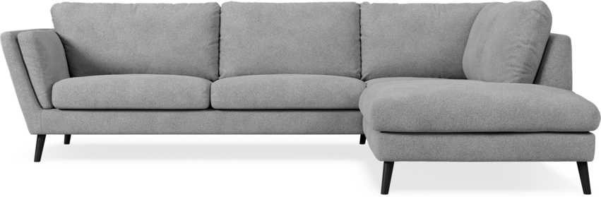 Madison Lux - 3-sits soffa med divan höger - Vit