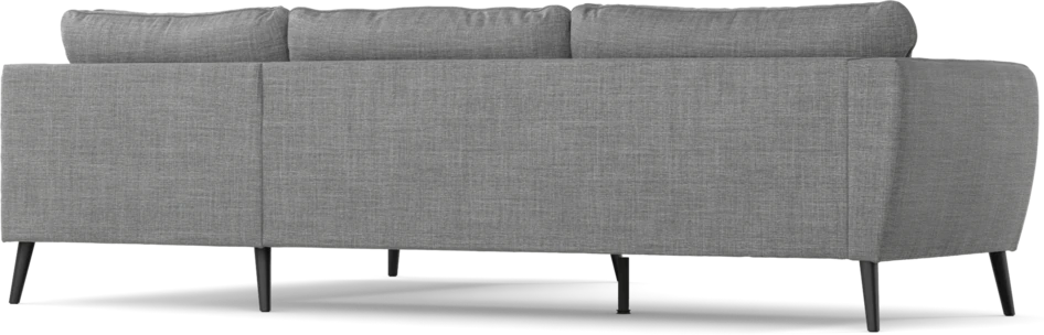 County - 2,5-sits soffa med divan höger - Grå