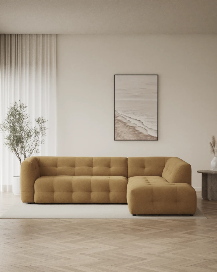 Bella - 3-sits soffa med divan höger - inspiration