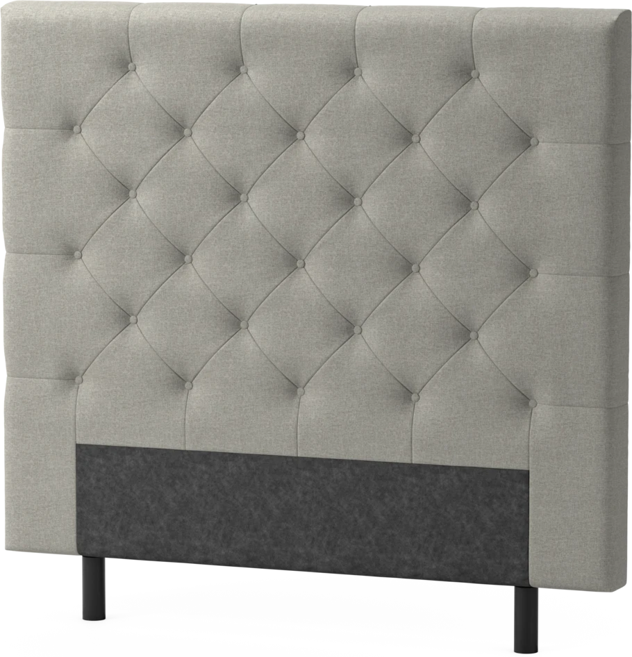 Delux Pikerad - Sänggavel, 90-210 cm - Grå