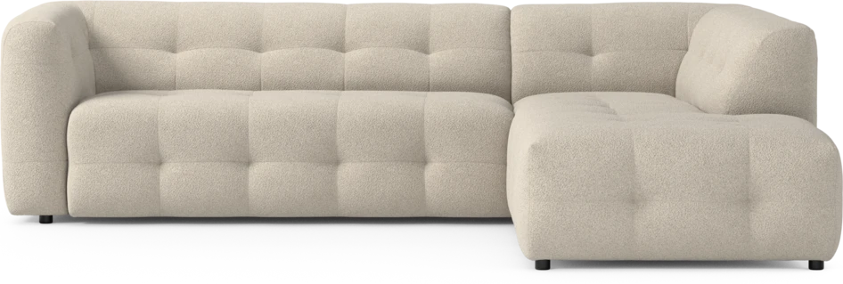 Bella - 3-sits soffa med divan höger - Beige