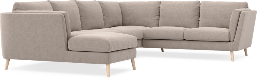 Madison - Hörnsoffa med schäslong vänster - Beige