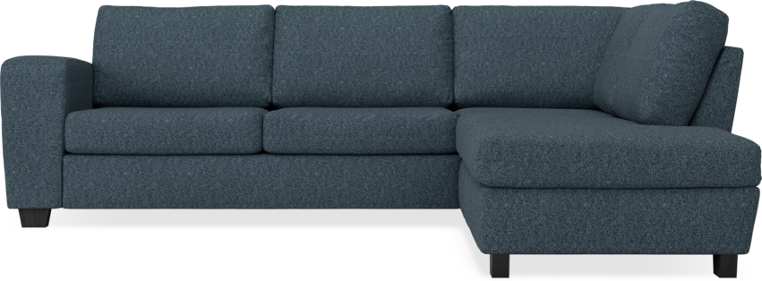 Friday - 2,5-sits soffa med divan höger - Blå
