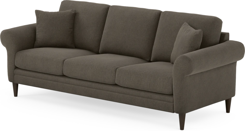 Eden - 3-sits soffa - Brun