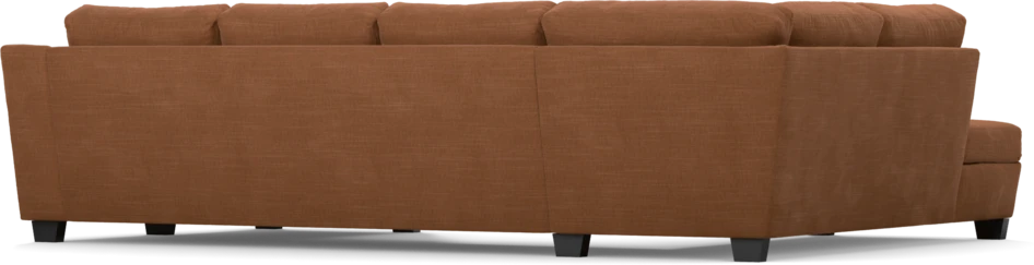 Friday - 3-sits soffa med divan vänster och schäslong höger - Orange
