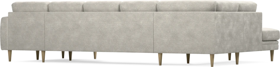 Eden - 3-sits soffa med divan vänster och schäslong höger - Grå