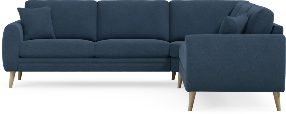 Eden - Hörnsoffa, 2,5+2,5-sits - Blå