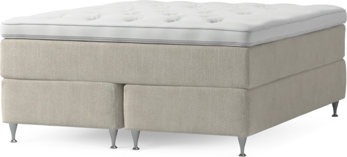 Delux Exclusive, Kontinentalsäng, dubbelsäng med bäddmadrass och sängben