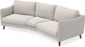 Madison - 3-sits soffa svängd, 90 cm - Grå