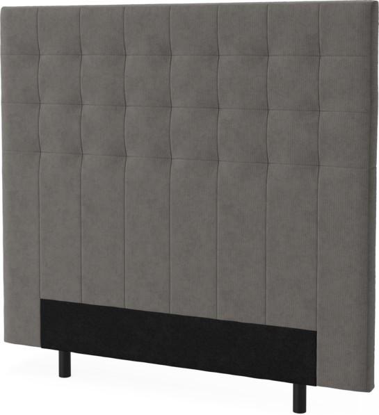Wave - Sänggavel, 90-210 cm - Grå