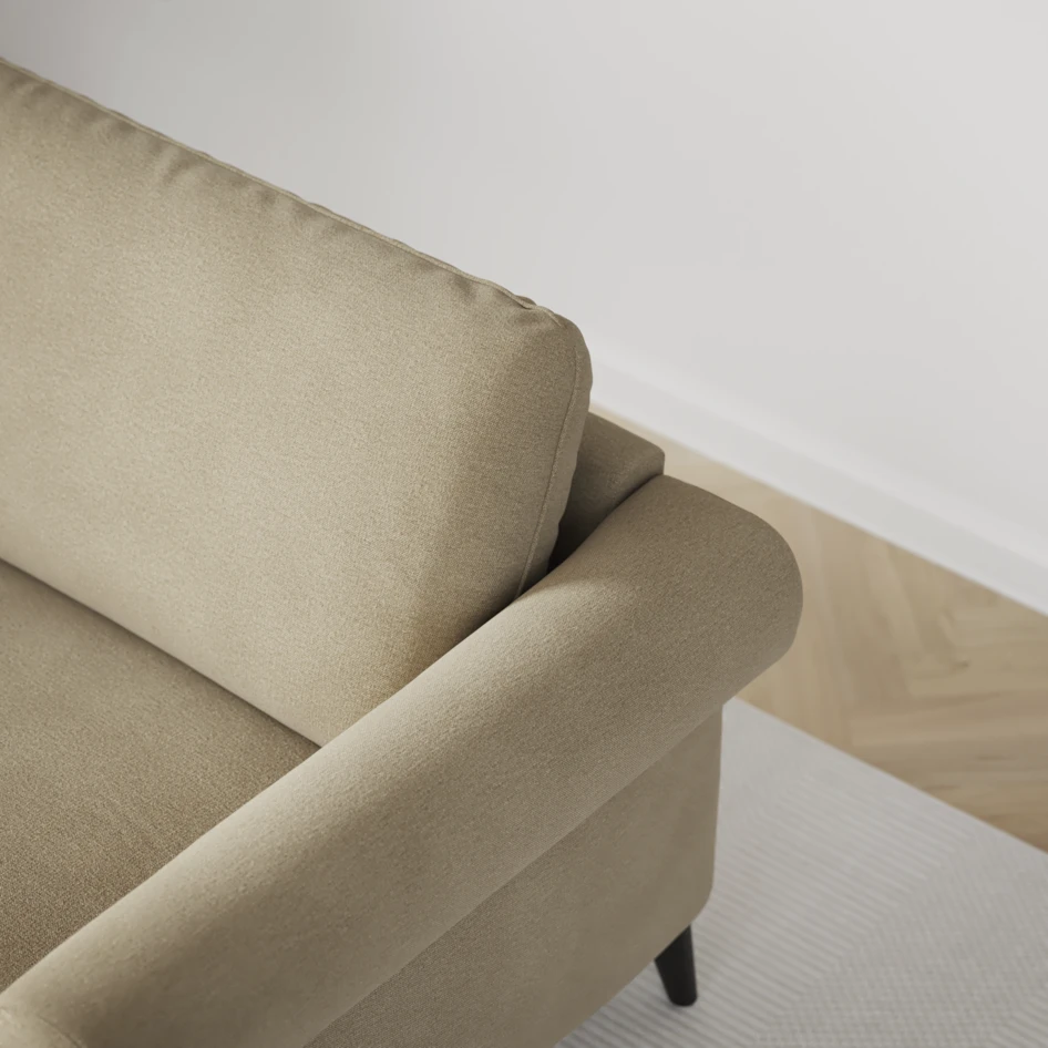 Bridge - 3-sits soffa med schäslong vänster och divan höger - Beige
