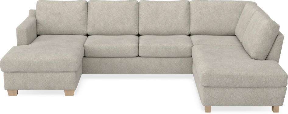 Friday - 3-sits soffa med schäslong vänster och divan höger - Beige