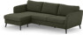 County - 3-sits soffa med flyttbar schäslong - Grön