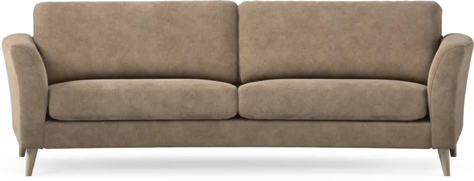 Bridge - 3-sits soffa svängd - Beige
