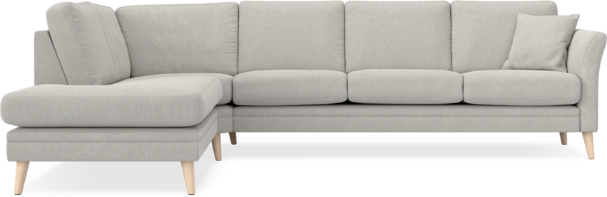 Eden - 3-sits soffa med divan - Grå
