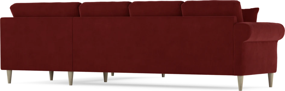 Eden - Hörnsoffa, 3+2-sits - Röd