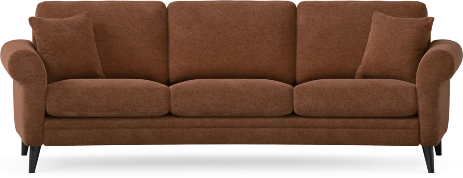 Eden - 3-sits soffa svängd - Orange
