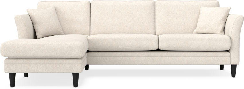 Eden - 2,5-sits soffa med schäslong - Beige
