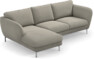 Madison Lux - 2-sits soffa med schäslong vänster - Grå