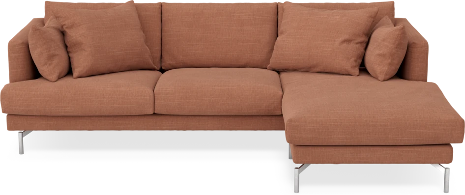 Harper - 4-sits med schäslong höger  - Orange