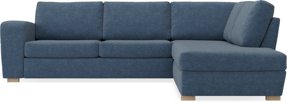 Friday - 2,5-sits soffa med divan höger - Blå