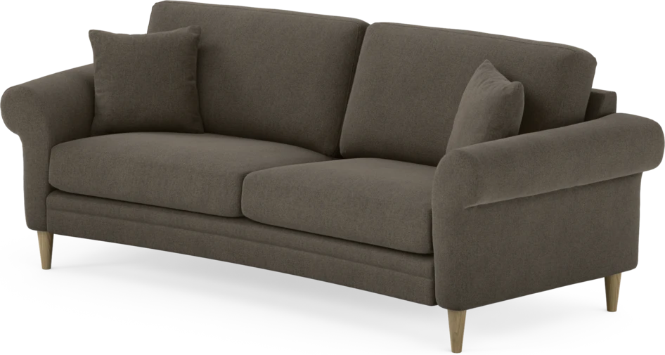 Eden - 2,5-sits soffa svängd - Brun