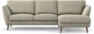 Madison - 2-sits soffa med schäslong höger - Beige