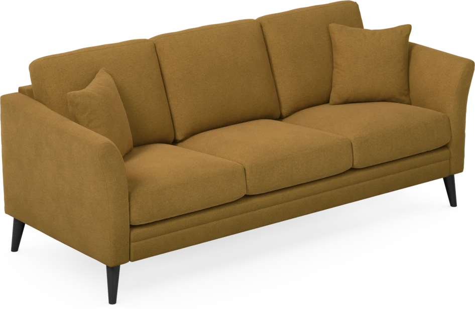 Eden - 3-sits soffa - Gul