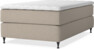 Delux Dream - Kontinentalsäng, enkelsäng 120 cm med bäddmadrass - Beige
