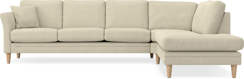 Eden - 3-sits soffa med divan - Beige