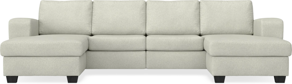 Friday - 2-sits soffa med två schäslonger - Beige