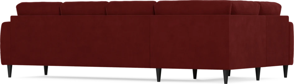Eden - Hörnsoffa, 1+3-sits - Röd