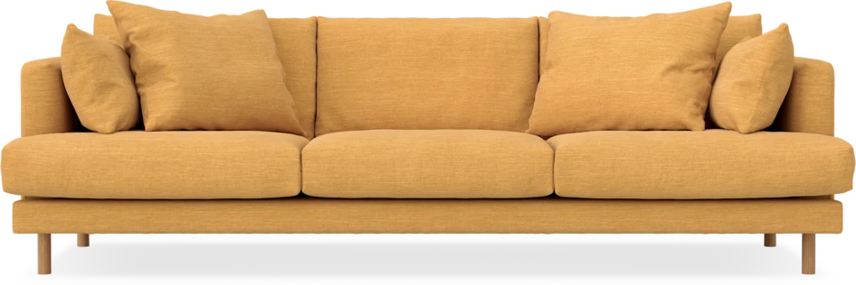 Harper - 4-sits soffa - Gul
