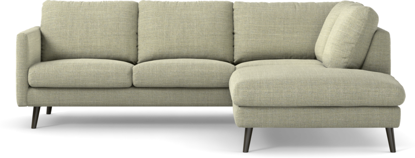 Madison Lux - 2-sits soffa med divan höger - Grön