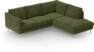 Madison - 2-sits soffa med divan höger - Grön