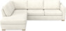 Friday - 2,5-sits soffa med divan vänster - Vit