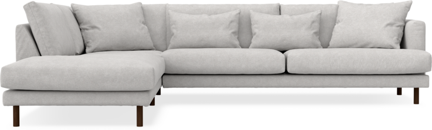 Harper - 3-sits soffa med divan vänster - Grå