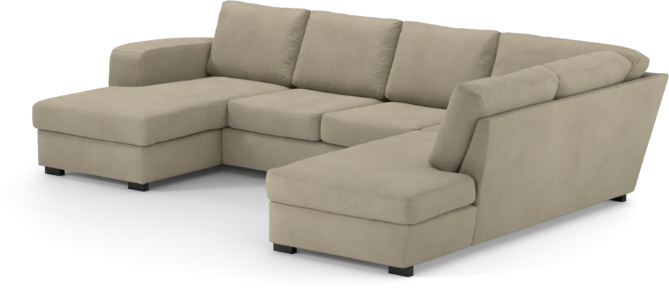 Friday - 3-sits soffa med schäslong vänster och divan höger - Beige