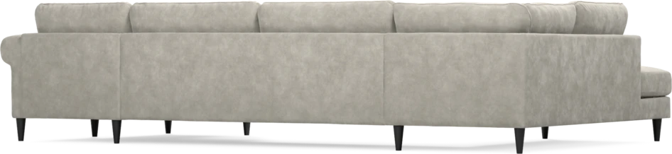 Bridge - 3-sits soffa med divan vänster och schäslong höger - Grå