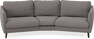 Madison - 3-sits soffa svängd, 90 cm - Grå